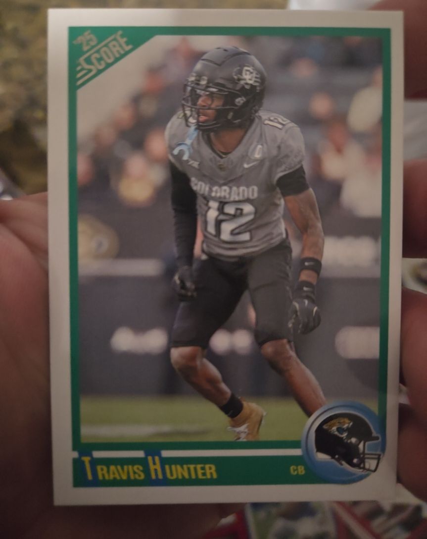 2025 Score #5 Travis Hunter — front