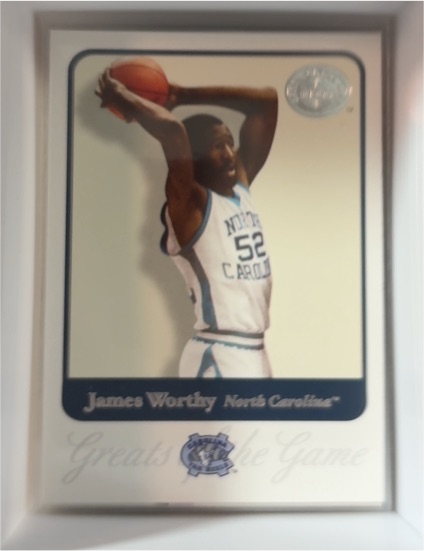 2001 Fleer Greats of the Game #33 James Worthy — front