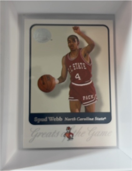 2001 Fleer Greats of the Game #71 Spud Webb — front