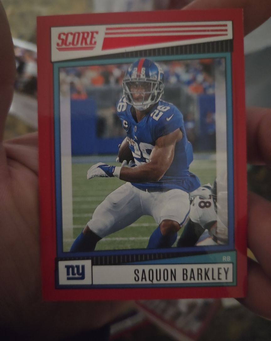 2022 Panini Score #235 Saquon Barkley — front