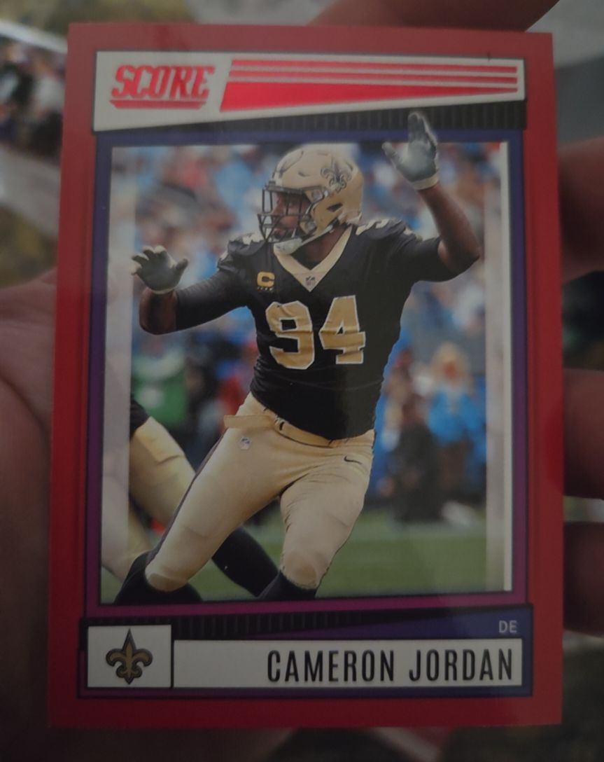 2022 Score #60 Cameron Jordan — front