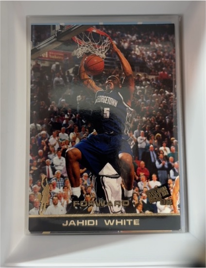 1998 Press Pass #38 Jahidi White — front