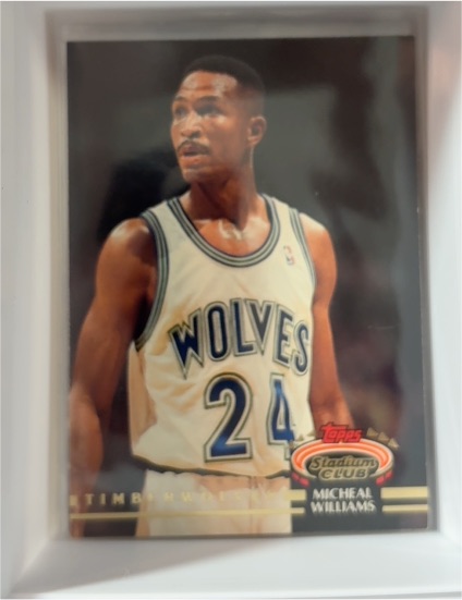 1992-93 Topps Stadium Club #338 Micheal Williams — front