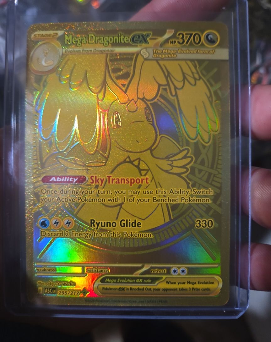 2016 Pokémon Mega Dragonite ex #295/217 — front
