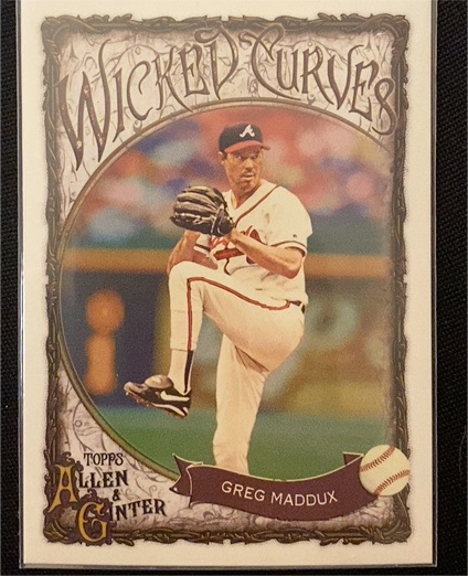 2025 Topps Allen & Ginter #WC-17 Greg Maddux Wicked Curves — front