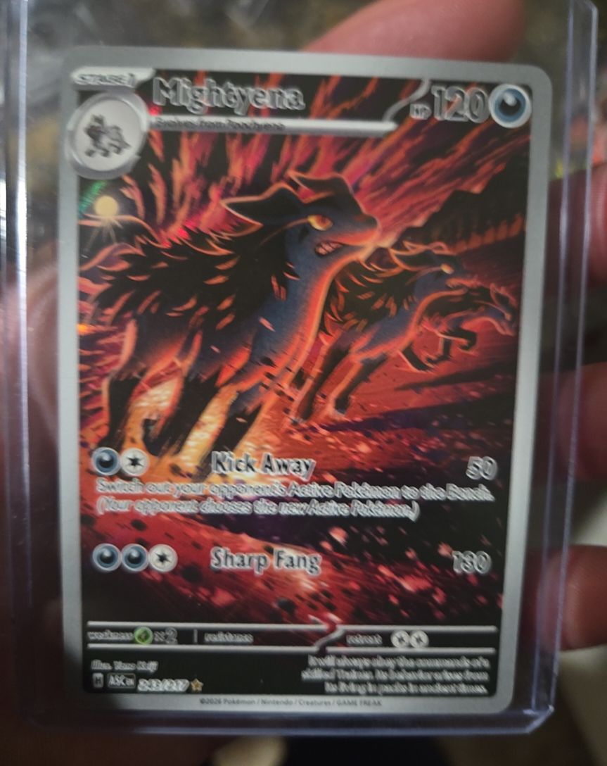 2023 Pokémon Ascended Heroes #243 Mightyena — front