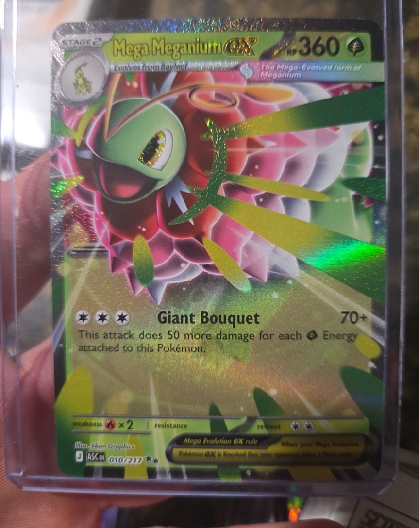 2026 Pokémon Mega Meganium EX #010 — front