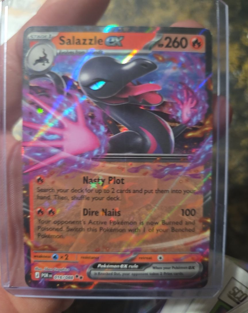 2024 Pokémon TCG Perfect Order #016 Salazzle EX — front