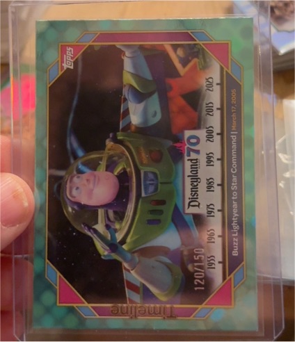 2025 Topps Disneyland 70th #120 Buzz Lightyear to Star Command — front