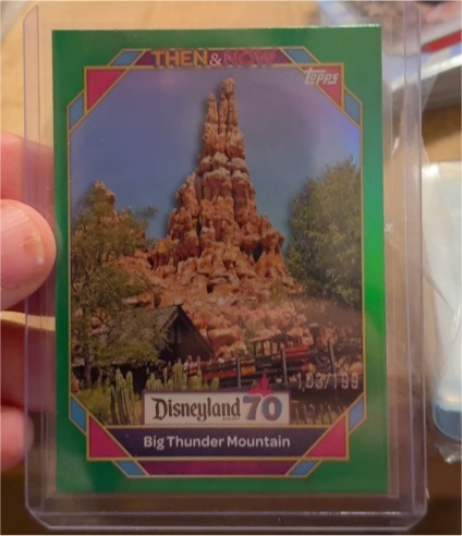 2025 Topps Disneyland 70th #19 Big Thunder Mountain — front