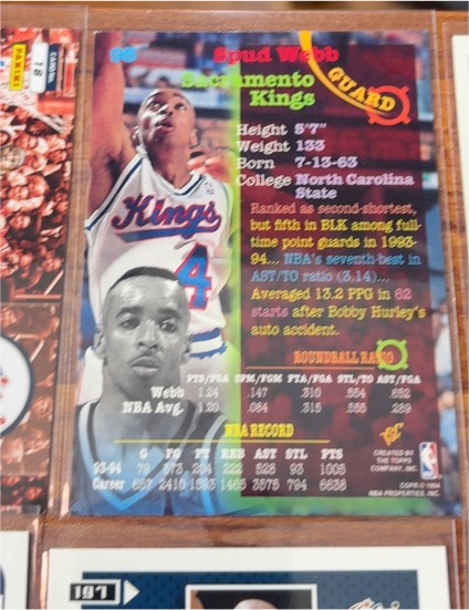 1993 SkyBox NBA Hoops #193 Spud Webb — front