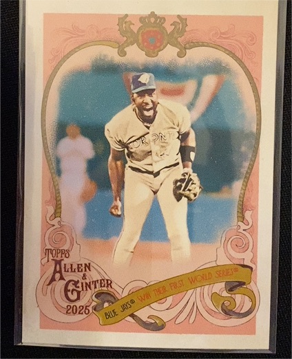 2025 Topps Allen & Ginter Sweet Victory #SV-36 Joe Carter — front