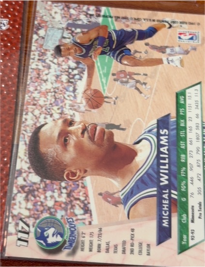 1992-93 Fleer Ultra #117 Michael Williams — front