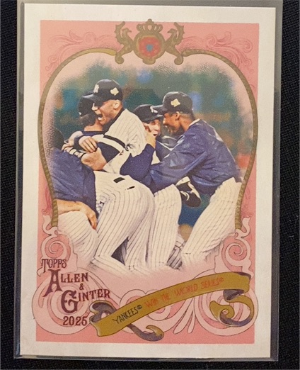 2025 Topps Allen & Ginter #SV-12 Derek Jeter Sweet Victory — front