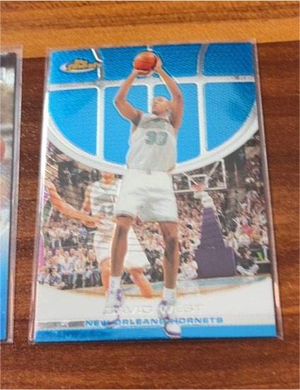 2005-06 Topps Finest #66 David West — front