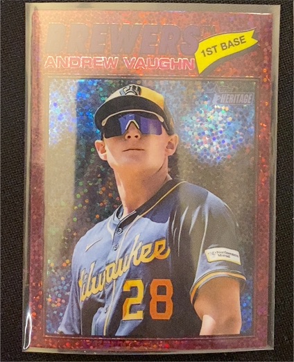 2026 Topps Heritage #309 Andrew Vaughn — front
