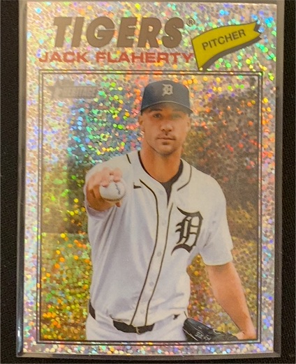 2026 Topps Heritage Chrome #204 Jack Flaherty — front