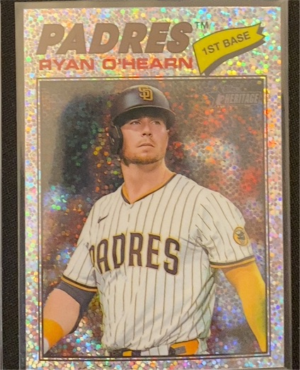 2026 Topps Heritage Chrome #215 Ryan O'Hearn — front