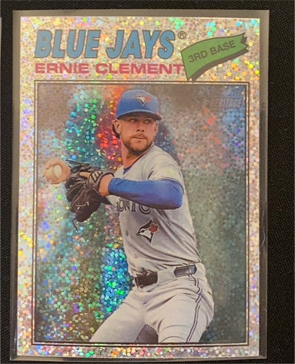 2026 Topps Heritage #21 Ernie Clement — front