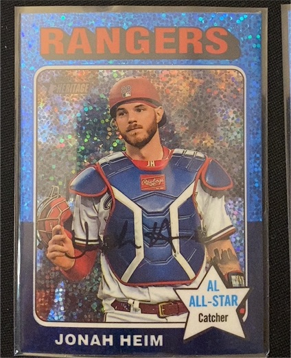 2024 Topps Heritage Chrome #22 Jonah Heim — front