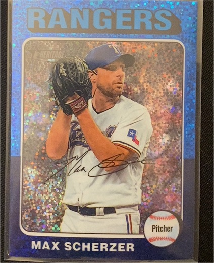 2024 Topps Heritage #453 Max Scherzer — front