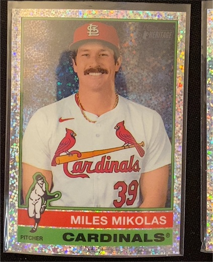2025 Topps Heritage #426 Miles Mikolas — front