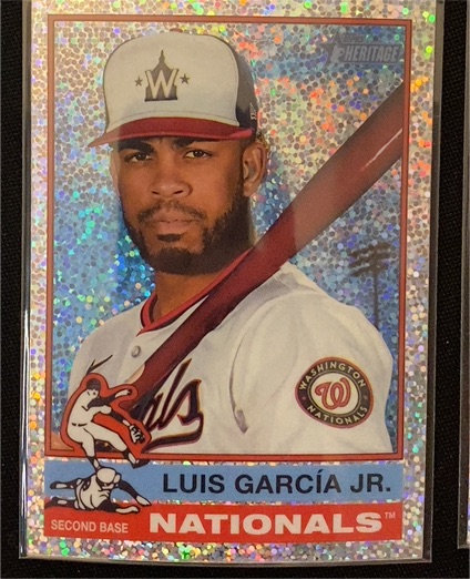 2025 Topps Heritage #239 Luis García Jr. — front