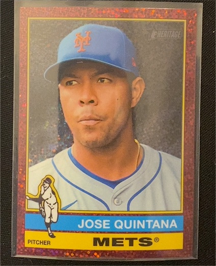 2025 Topps Heritage #242 Jose Quintana — front