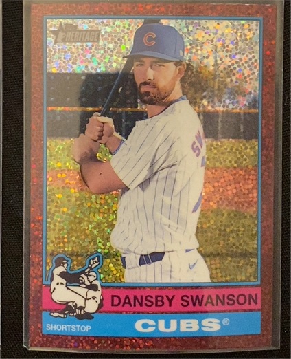 2025 Topps Heritage #128 Dansby Swanson — front