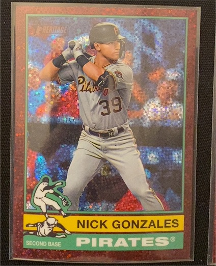 2025 Topps Heritage #425 Nick Gonzales — front
