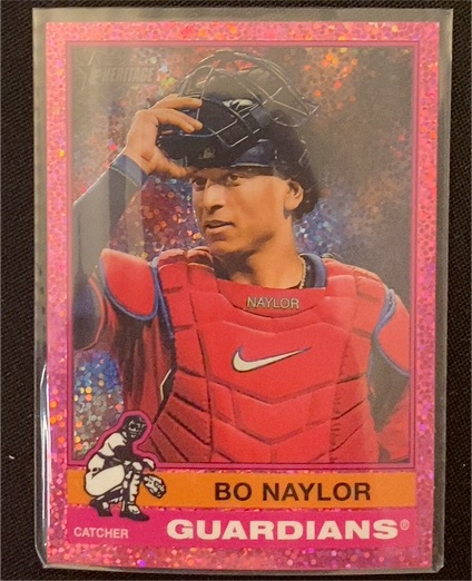 2025 Topps Heritage Chrome #366 Bo Naylor — front