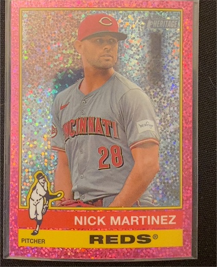 2025 Topps Heritage #444 Nick Martinez — front