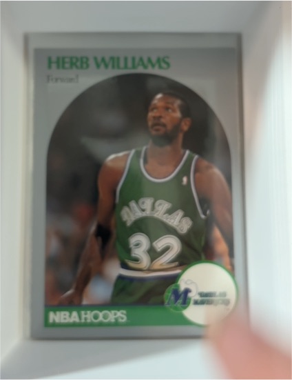 1990-91 NBA Hoops #90 Herb Williams — front