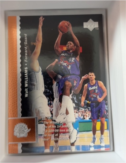 1996-97 Upper Deck #303 Walt Williams Toronto Raptors — front