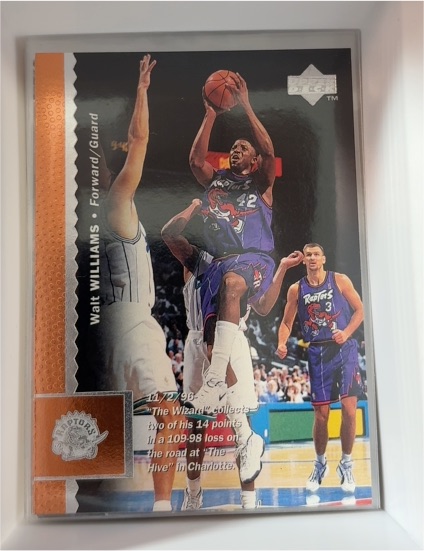 1996-97 Upper Deck #303 Walt Williams Toronto Raptors — front