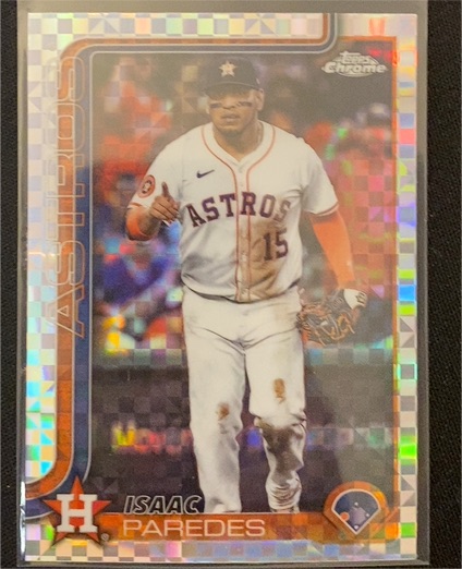 2025 Topps Chrome Update #USC29 Isaac Paredes — front