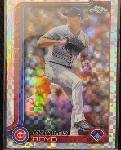 2025 Topps Chrome Update #USC184 Matthew Boyd — front