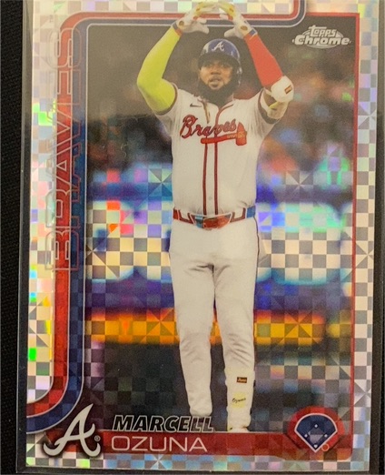 2025 Topps Chrome #250 Marcell Ozuna — front