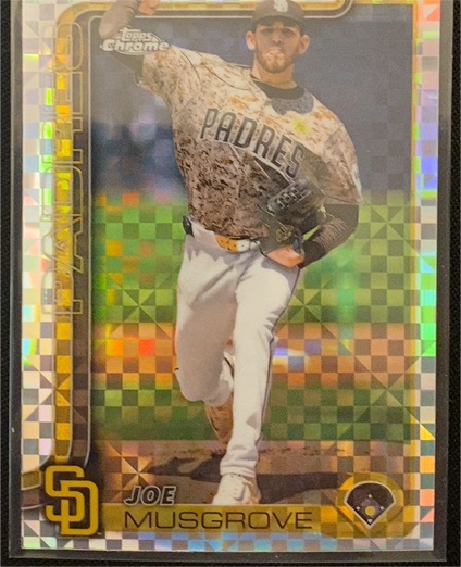 2025 Topps Chrome #55 Joe Musgrove — front