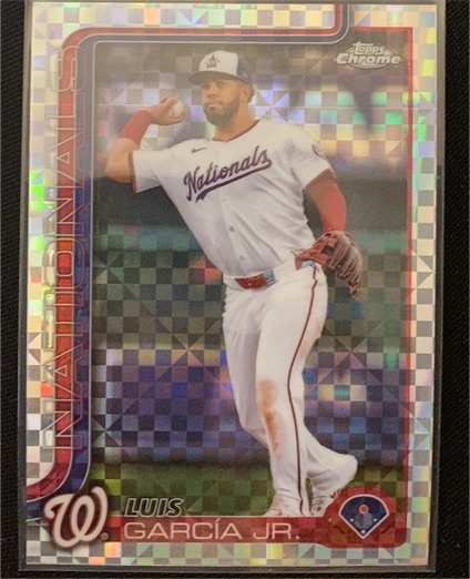 2025 Topps Chrome #269 Luis Garcia Jr. — front
