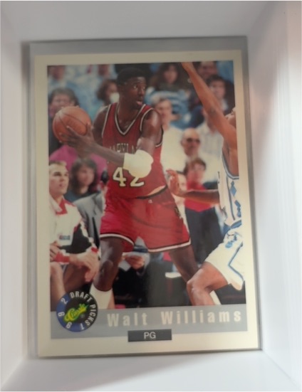 1992 Classic Draft Picks #2 Walt Williams — front