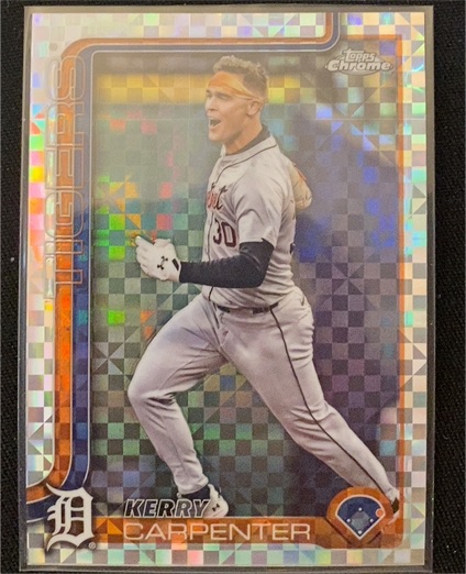 2025 Topps Chrome #299 Kerry Carpenter — front