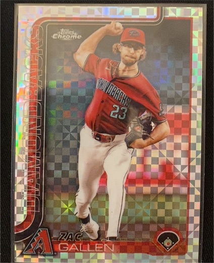 2025 Topps Chrome #4 Zac Gallen — front