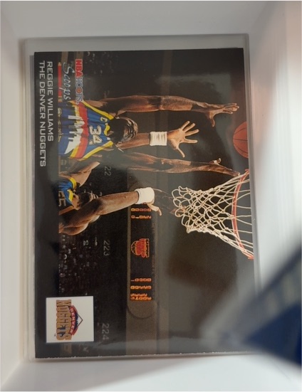 1993-94 NBA Hoops Scoops #HS7 Reggie Williams — front