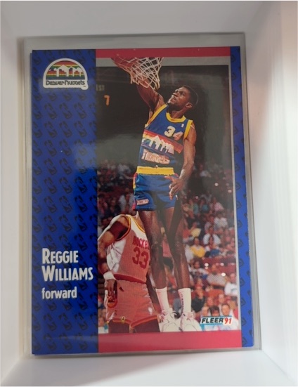 1991-92 Fleer #54 Reggie Williams — front