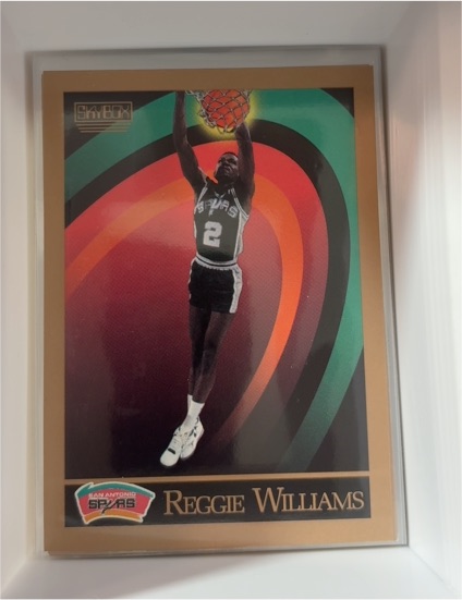 1990-91 SkyBox #416 Reggie Williams — front