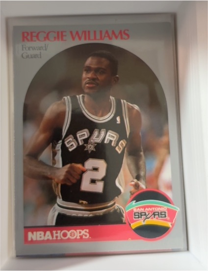 1990 NBA Hoops #272 Reggie Williams — front