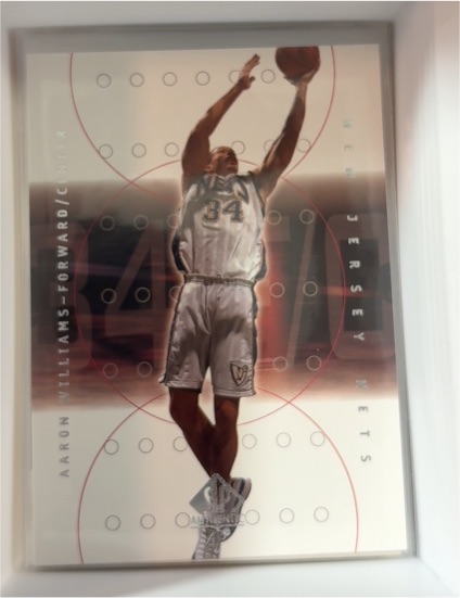 2000-01 SP Authentic #54 Aaron Williams New Jersey Nets — front
