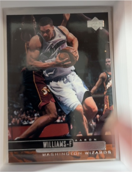1999-00 Upper Deck #311 Aaron Williams — front