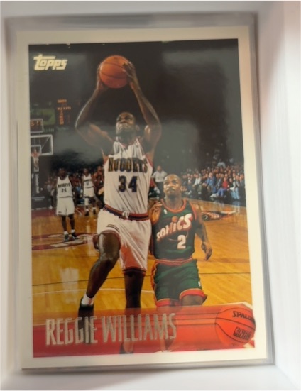 1996-97 Topps #59 Reggie Williams — front